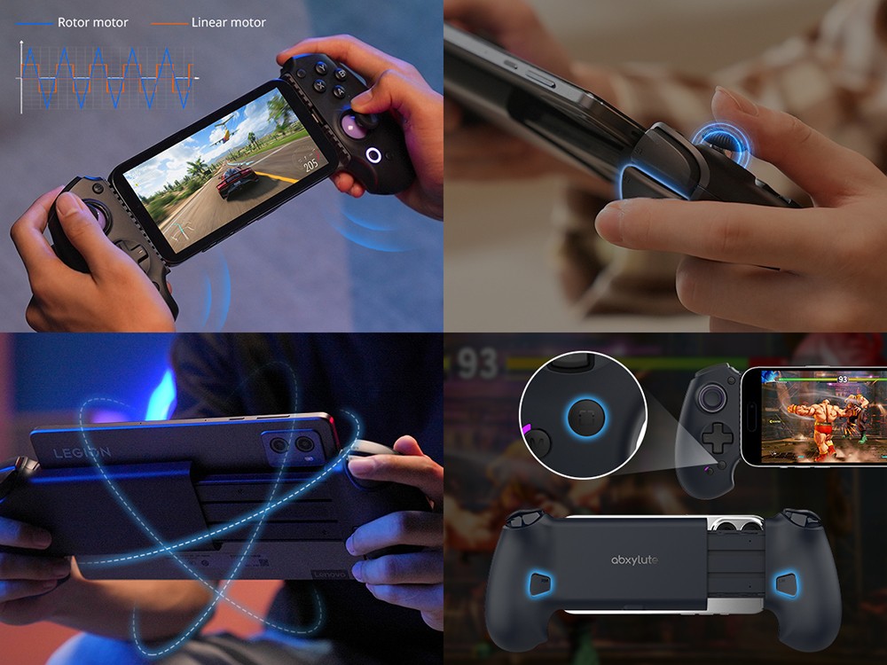 abxylute S9 Gaming Controller, Compatible with iPhone 15/16 Series, iPad Mini 6/7, Android Phone & Tablet, Max Stretch 216mm, Gaming App