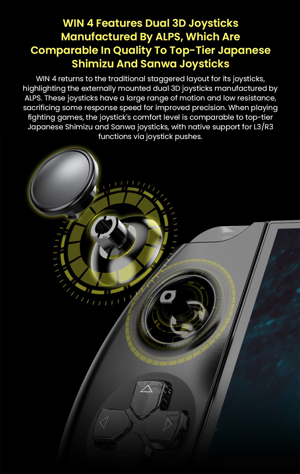 GPD WIN 4 (2025) Handheld Game Laptop, 6'' 1920x1080 Screen, AMD Ryzen 7 8840U 8 Cores Max 5.1GHz, 32GB LPDDR5x RAM 1TB SSD, WiFi6E Bluetooth5.3, 1*USB4, 1*Full-featured Type-C, 1*Charging Only Type-C, 1*Oculink, 3*USB3.2, 1*HDMI2.0, 1*RJ45 - EU Plug