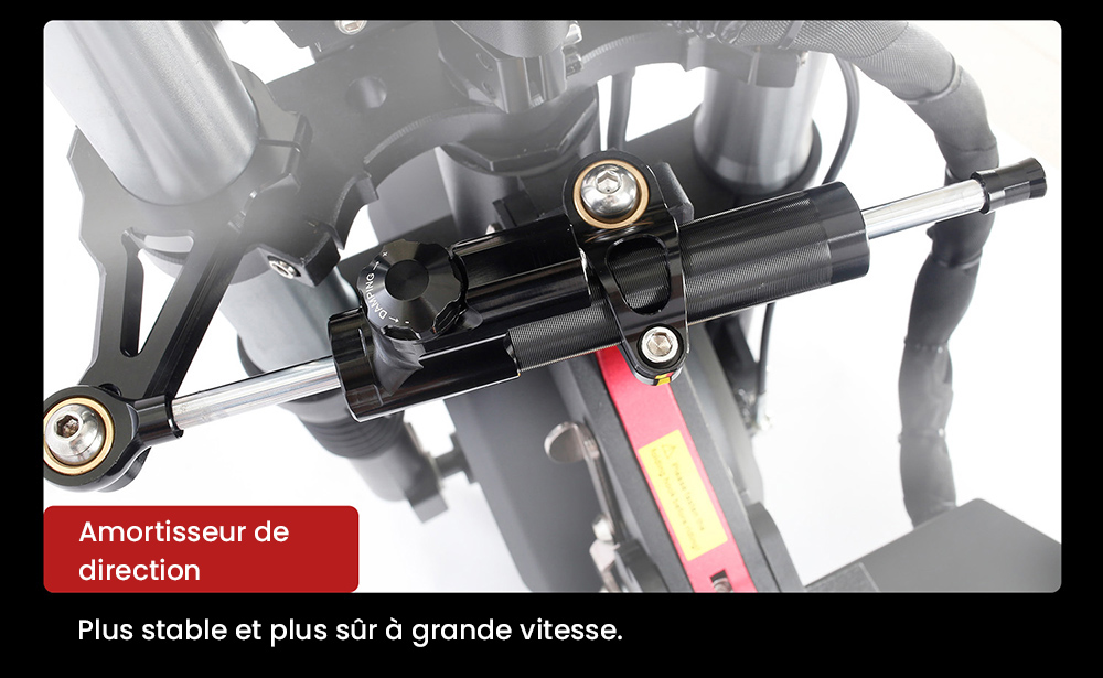 Halo Knight T107 Pro Trottinette &eacute;lectrique, Pneu tout-terrain 11 pouces, 3000W*2 Double moteur, Vitesse maximale 95 km/h, Batterie 60V 38.4Ah, Autonomie maximale 80 km