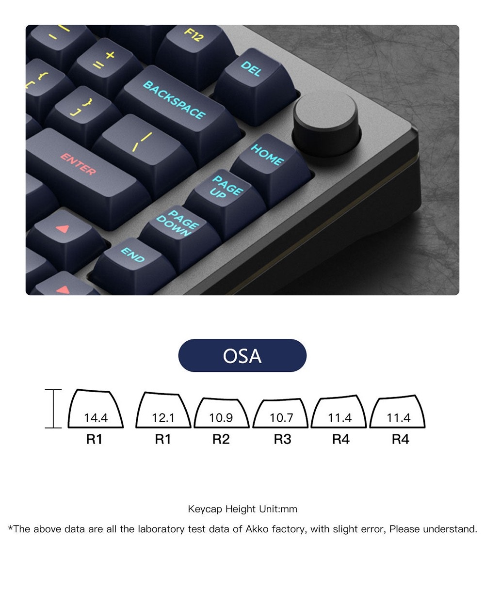 Akko MOD007B-HE Cream Yellow Magnetic Switch Mechanical Keyboard - Black