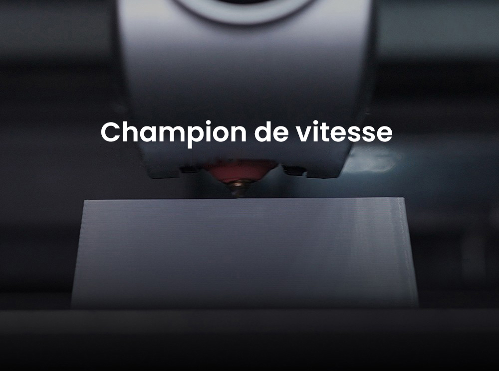 Imprimante 3D Creality K1C, vitesse maximale de 600 mm/s, cam&eacute;ra AI, buse &agrave; changement rapide, extrudeuse enti&egrave;rement en m&eacute;tal, imprime en fibre de carbone, filtre &agrave; air et mode silencieux