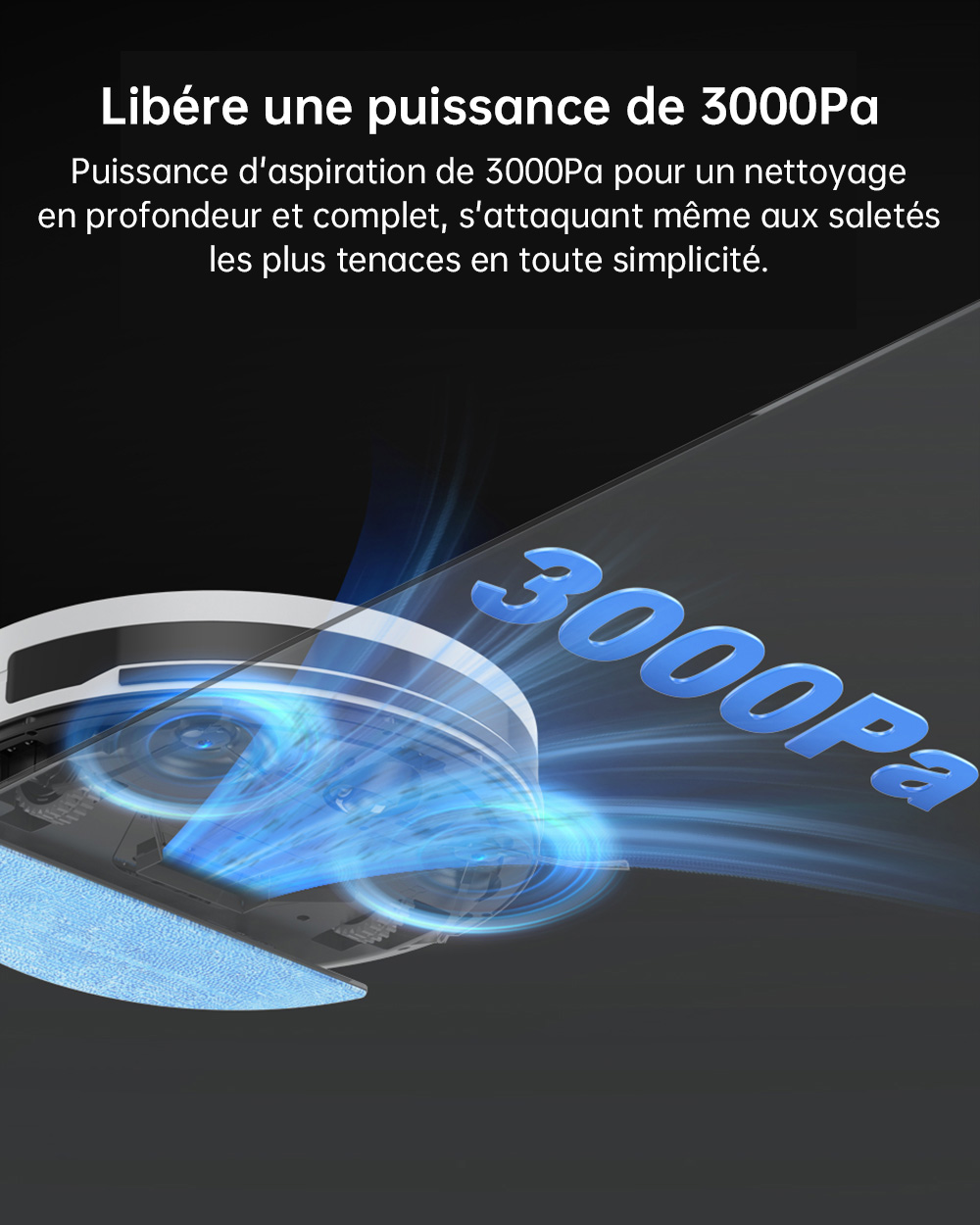 ILIFE G9 Pro robotporszívó, automatikus ürítő dokkolóegységgel, giroszkópos navigációval, 3000 Pa szívóerővel, 100 perc üzemidővel, 2,5 literes porzsákkal, sík/szél/pont/max móddal, Alexa/Google Home támogatással, távirányítóval, fehér