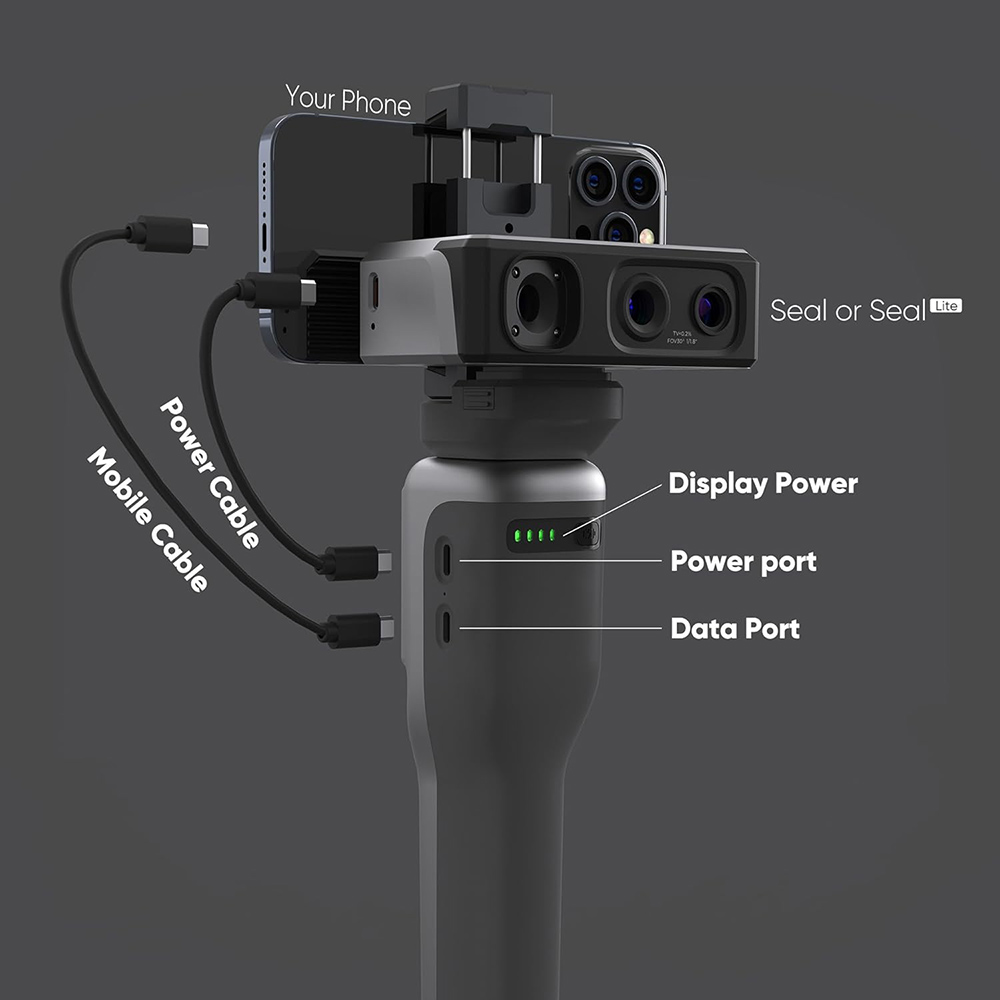 3DMakerpro Smart Grip for Seal/Seal Lite/Moose/Moose Lite 3D Scanner