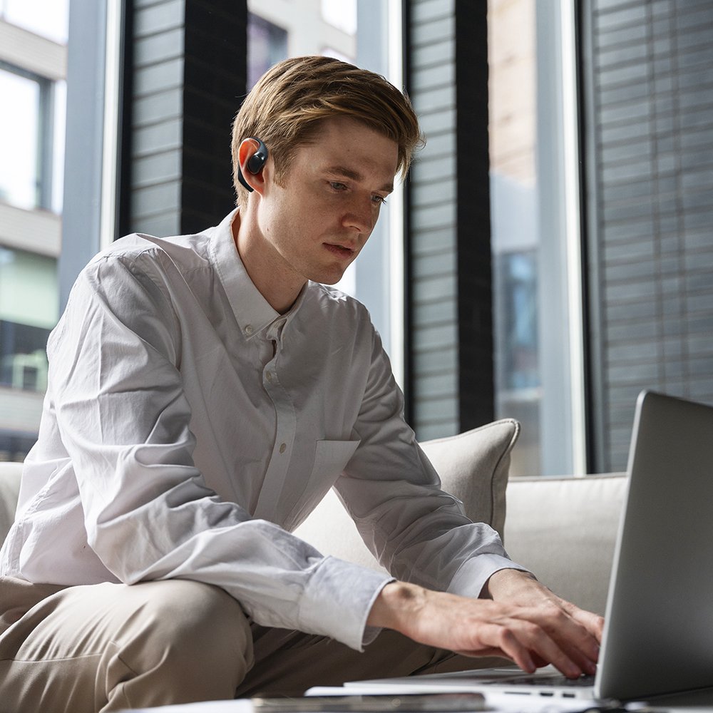 Tronsmart OpenFly 2 Pro Open-Ear-Kopfh&ouml;rer - Schwarz