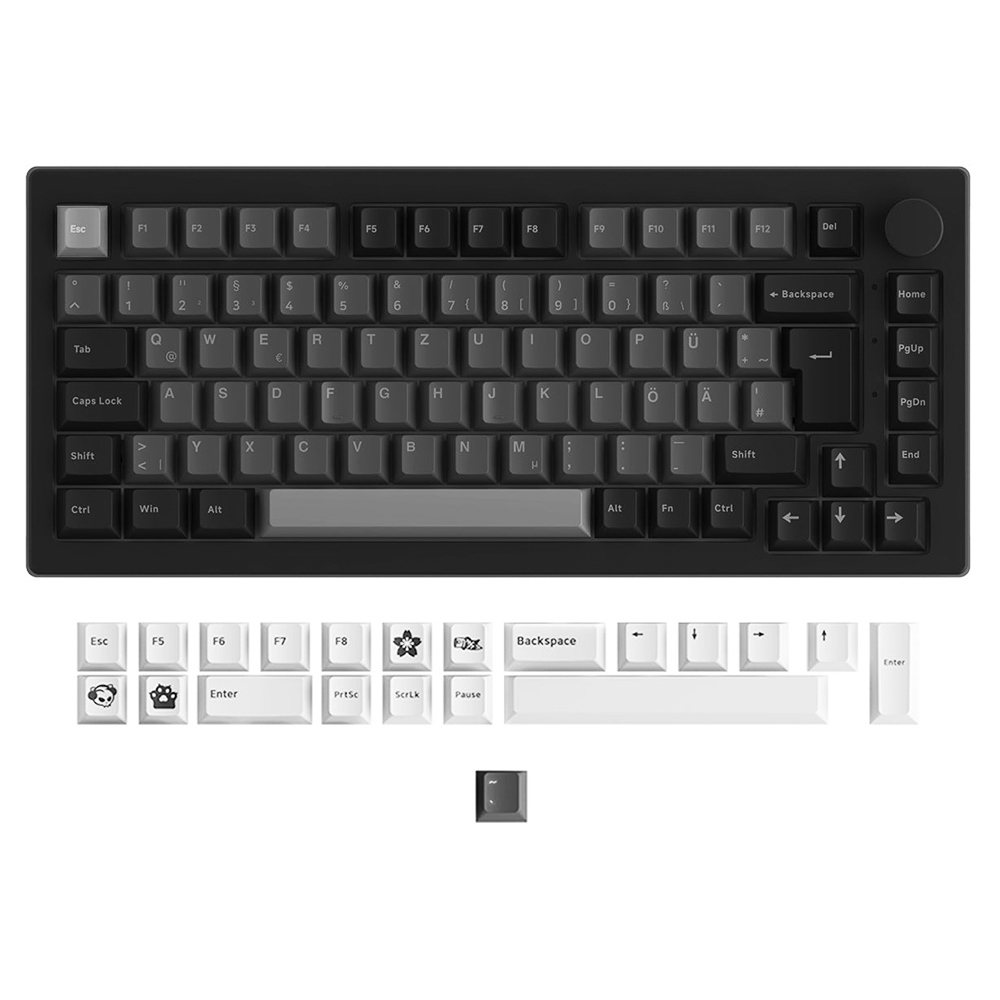Akko 5075B Plus ISO-DE Triple-Mode Wireless Mechanical Keyboard