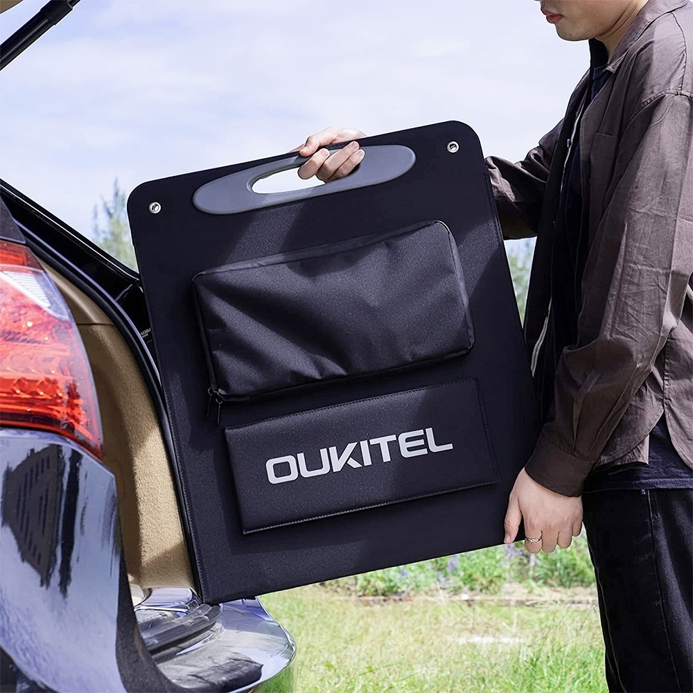 OUKITEL P2001 Plus Station d'&Eacute;nergie Portable 2048Wh + OUKITEL PV200 Panneau Solaire Pliable