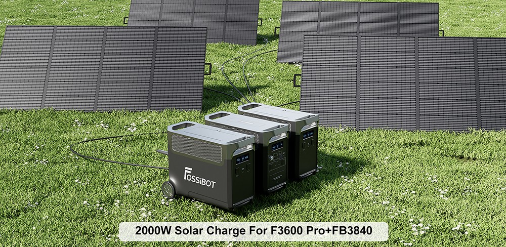 FOSSiBOT FB3840 Zusatzakkupack, 3840Wh LiFePO4 Batteriepack f&uuml;r F3600 Pro