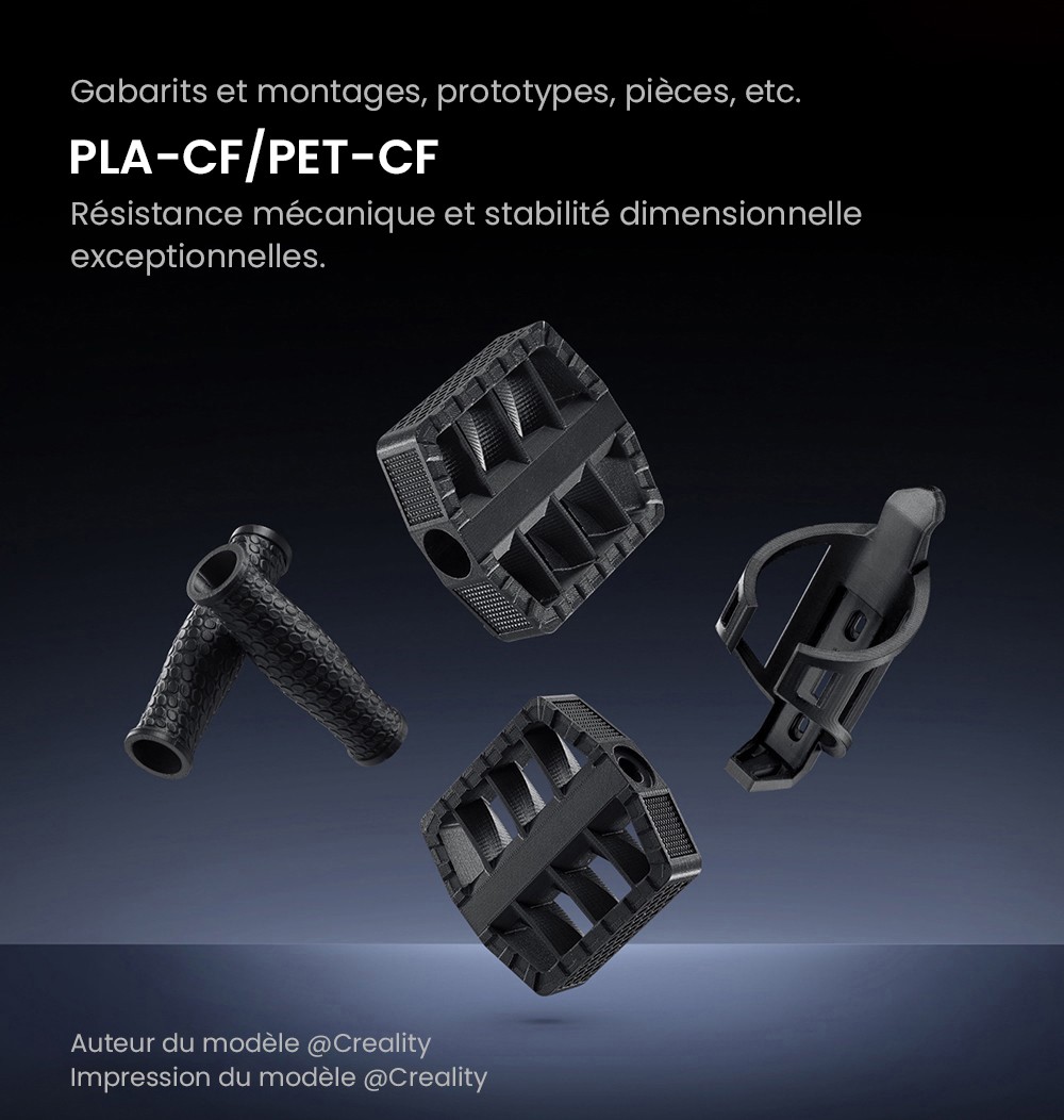 Imprimante 3D Creality K1C, vitesse maximale de 600 mm/s, cam&eacute;ra AI, buse &agrave; changement rapide, extrudeuse enti&egrave;rement en m&eacute;tal, imprime en fibre de carbone, filtre &agrave; air et mode silencieux