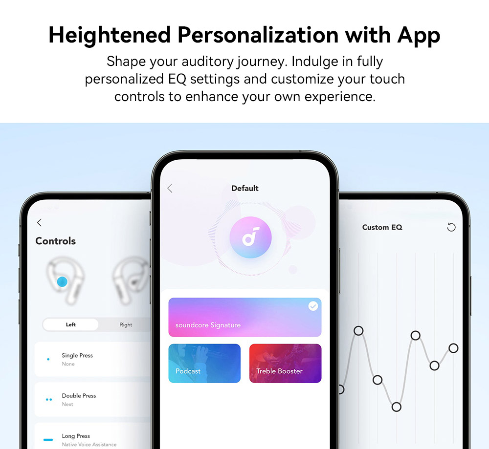 Anker Soundcore AeroFit Open-ear Earbuds, Ergonomic Ear Hook, IPX7 Waterproof, App Control, Up to 42 Hours Playtime - White