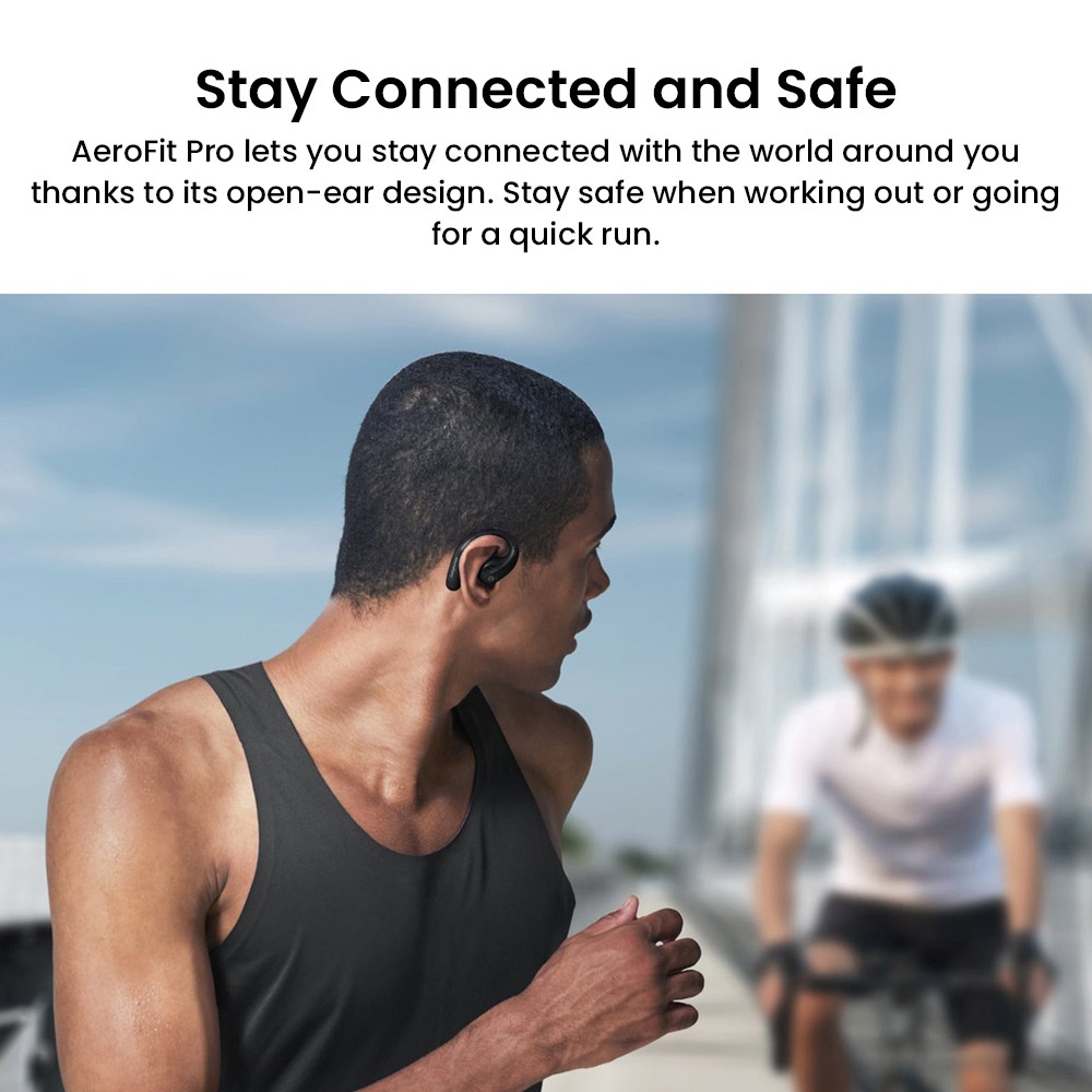 Anker Soundcore AeroFit Pro Open-ear Earbuds, Bluetooth 5.3, Up to 46 Hours Playtime - Purple