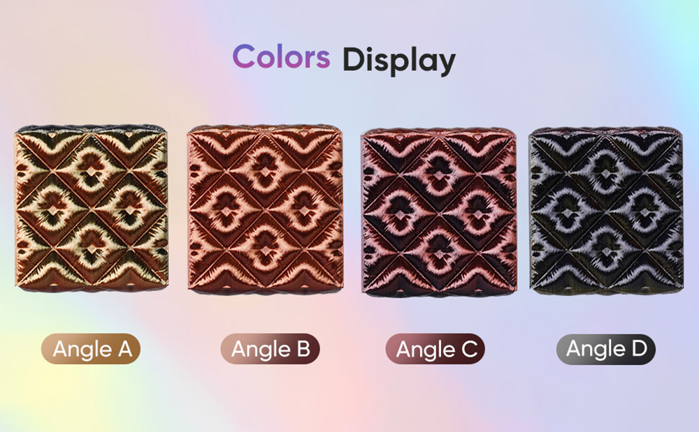 ERYONE High Speed Four-color Silk PLA Filament, 1kg - Metallic Frenzy (Black & Dark Red & Orange & Gold)