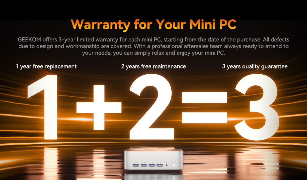 GEEKOM A8 Max AI Mini-PC, AMD Ryzen 7 8845HS 8 Core Max 5,1 GHz, 32 GB RAM, 1 TB SSD, 2 * USB4 + 2 * HDMI2.0 8K Quad-Displays, WiFi 6E Bluetooth 5.2, Dual 2,5G LAN, 5 * USB3.2, 1 * USB2.0, 1 * SD-Kartenleser, 1 * 3,5 mm Audiobuchse, IceBlast 2.0 K&uuml;hlsystem