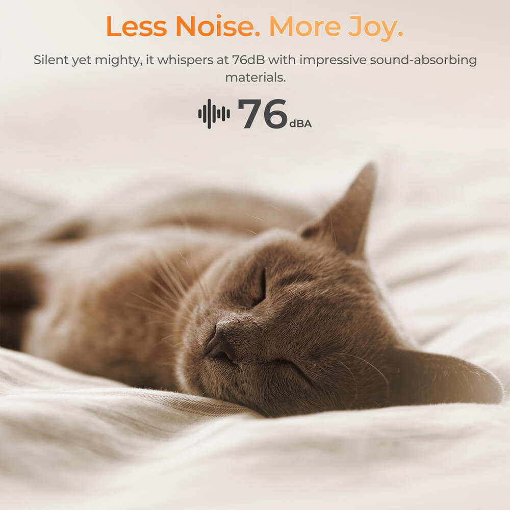 Refurbished JIGOO S100 Smart Dual-Cup Mattress Vacuum Cleaner with 350W Power and 12KPa Suction