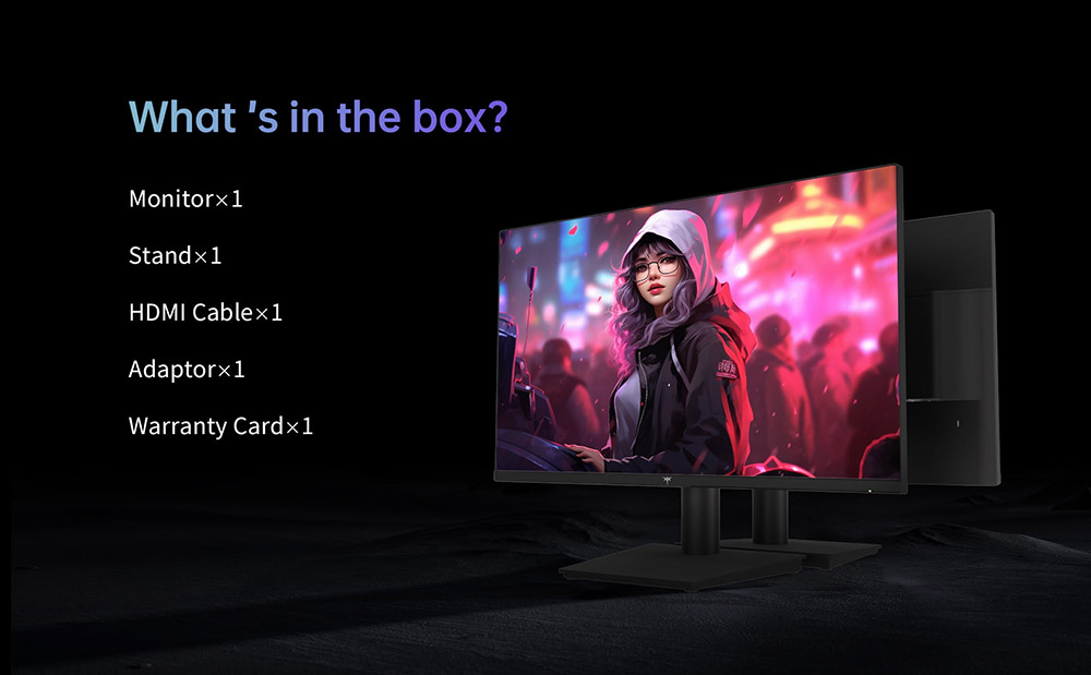 Refurbished KTC H27V13 27-inch Gaming Monitor, 1920x1080 FHD 16:9 VA Panel, 100Hz Refresh Rate, 4000:1 Contrast Ratio