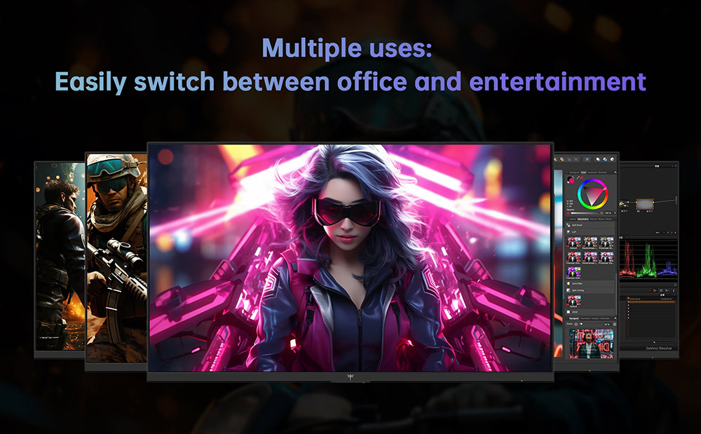 Refurbished KTC H27V13 27-inch Gaming Monitor, 1920x1080 FHD 16:9 VA Panel, 100Hz Refresh Rate, 4000:1 Contrast Ratio