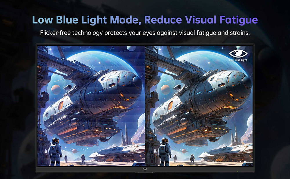 Refurbished KTC H27V13 27-inch Gaming Monitor, 1920x1080 FHD 16:9 VA Panel, 100Hz Refresh Rate, 4000:1 Contrast Ratio