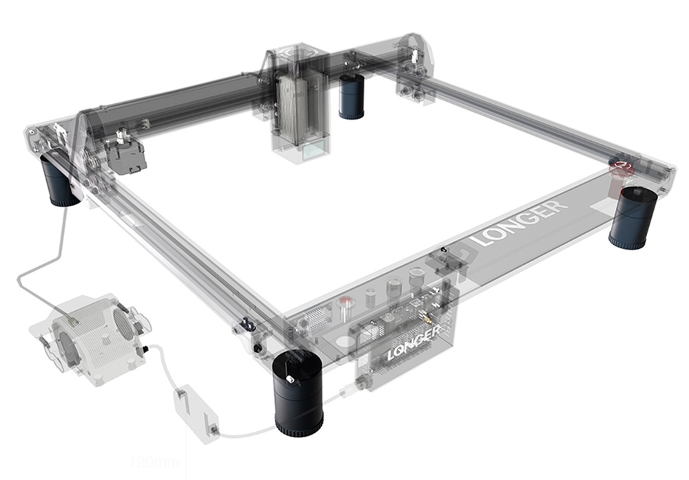 LONGER Laser B1 58mm Engraver Raisers - 8pcs