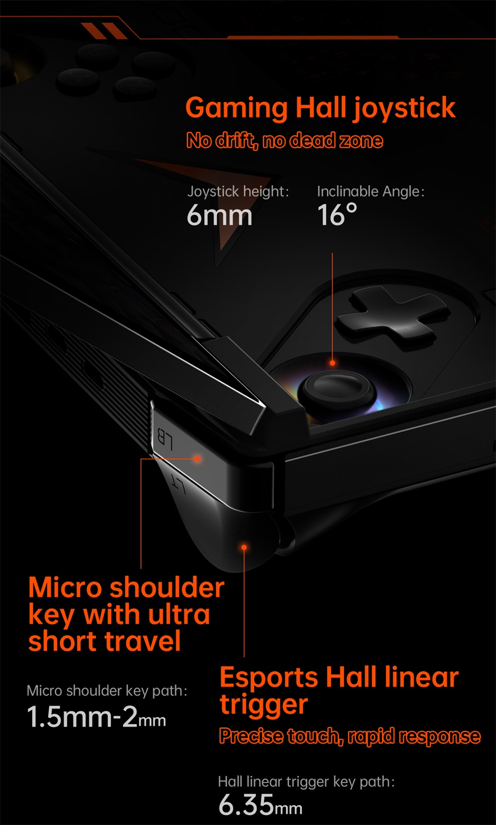 One Netbook OneXPlayer G1 Handheld Gaming PC, AMD Ryzen AI 9 HX 370 12 Cores Max 5.1GHz, 8.8'' 2560*1600 144Hz Screen, 32GB LPDDR5X 7500MHz RAM 1TB SSD, WiFi 6E, 2*USB-C, 1*USB3.2, 1*TF Card, 1* Oculink, 1*3.5mm Audio, Fingerprint Unlock - EU Plug