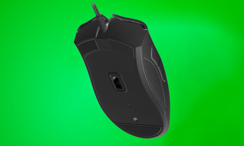 Razer DeathAdder Essential Gaming Mouse, 6400 DPI Optical Sensor, 5 Programmable Buttons, Mechanical Switches, Rubber Side Grips - Black