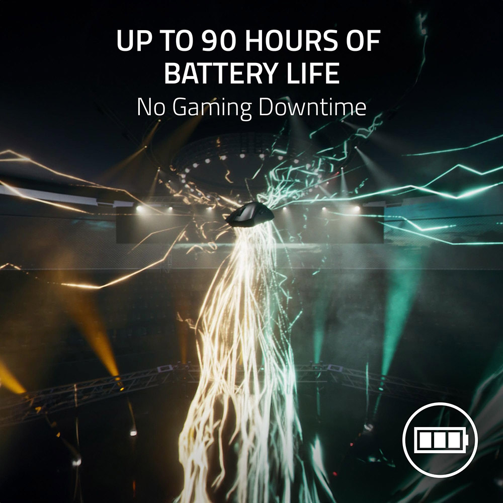 Razer DeathAdder V3 Pro Wireless Gaming Mouse, 30K DPI Optical Sensor, 5 Programmable Buttons, Up to 90 Hours Battery Life - Red, Faker Edition