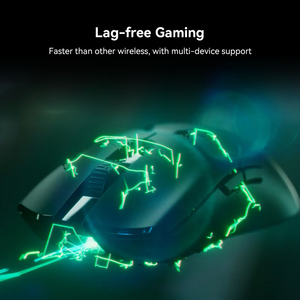 Razer Viper V2 Pro Wireless Gaming Mouse, 58g Ultra Lightweight, 30K DPI Optical Sensor, 90 Hours Battery Life - Black