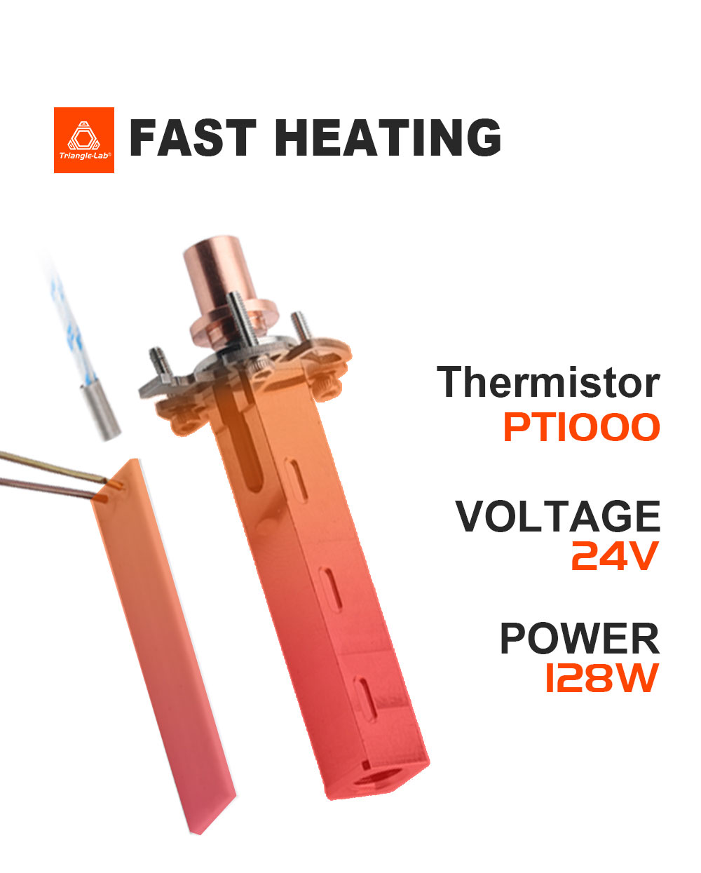 Trianglelab CHC XL High-Speed Hotend for FDM 3D Printers