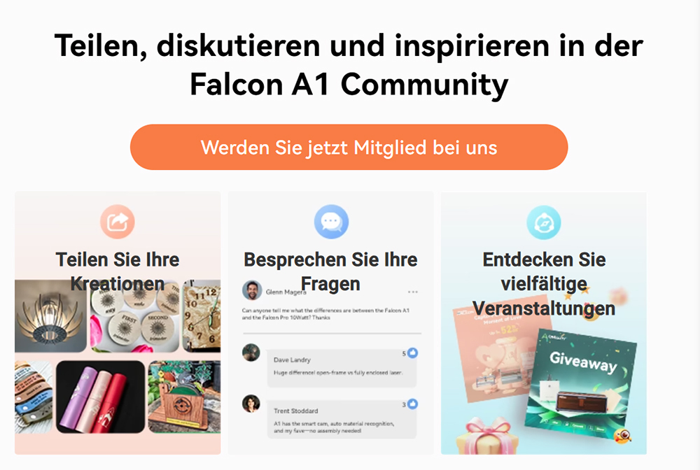 Creality Falcon A1 10W Laser + 1 Jahr LightBurn Lizenz