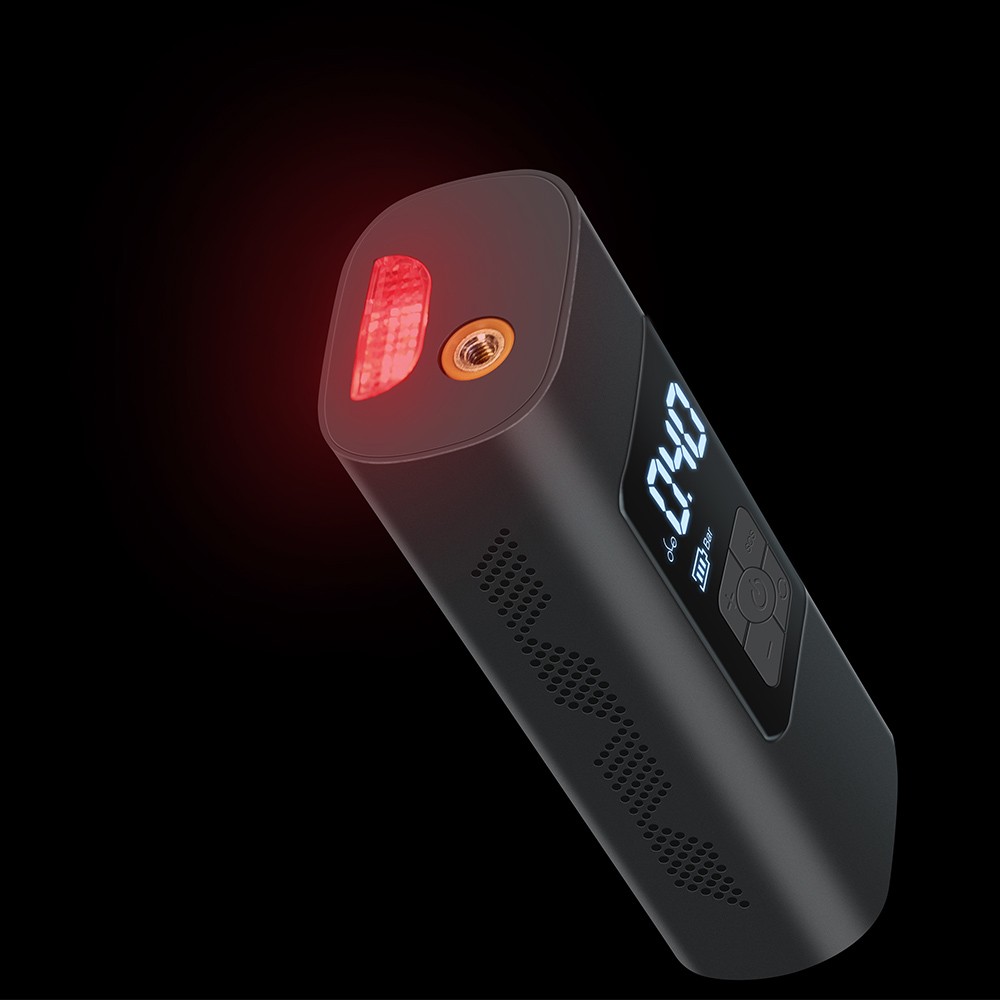 Lenker wiederaufladbare Luftpumpe 60W Ausgabe Luftstrom von 20 l/min 6000mAh Telefon Ladeger&auml;t Power Bank Smart Display pr&auml;zise Inflation