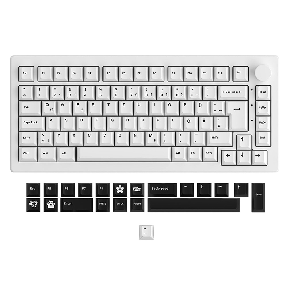 Akko 5075B Plus ISO-DE Triple-Mode Wireless Mechanical Keyboard