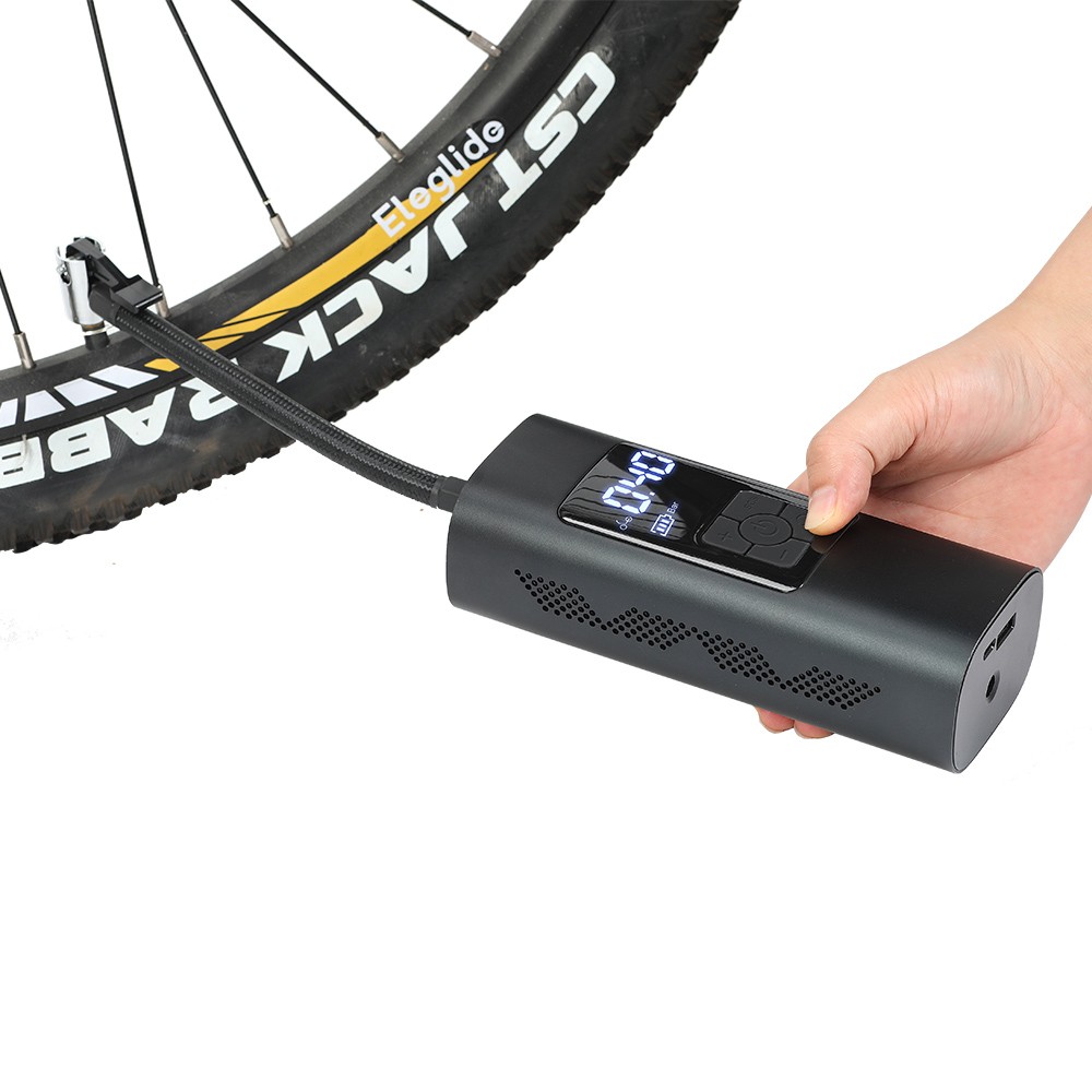 Lenker wiederaufladbare Luftpumpe 60W Ausgabe Luftstrom von 20 l/min 6000mAh Telefon Ladeger&auml;t Power Bank Smart Display pr&auml;zise Inflation