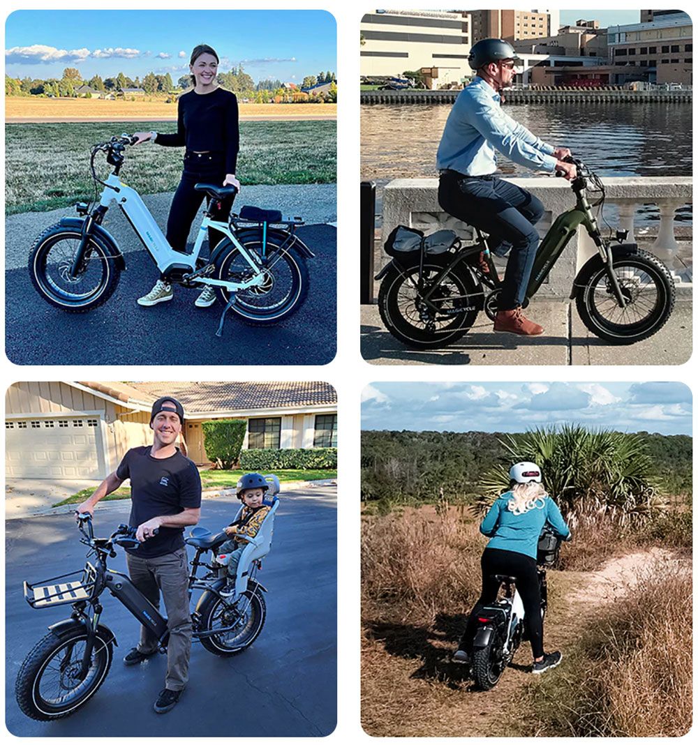 Magicycle Ocelot Pro 2.0 Electric Bike, 750W Motor, 52V 20Ah Battery, 20*4.0 inch Fat Tires, 28mph Max Speed, 100 Miles Range, Torque Sensor,  Hydraulic Disc Brakes, Hydraulic Lockout Suspension Fork, Shimano 7 speed - Green