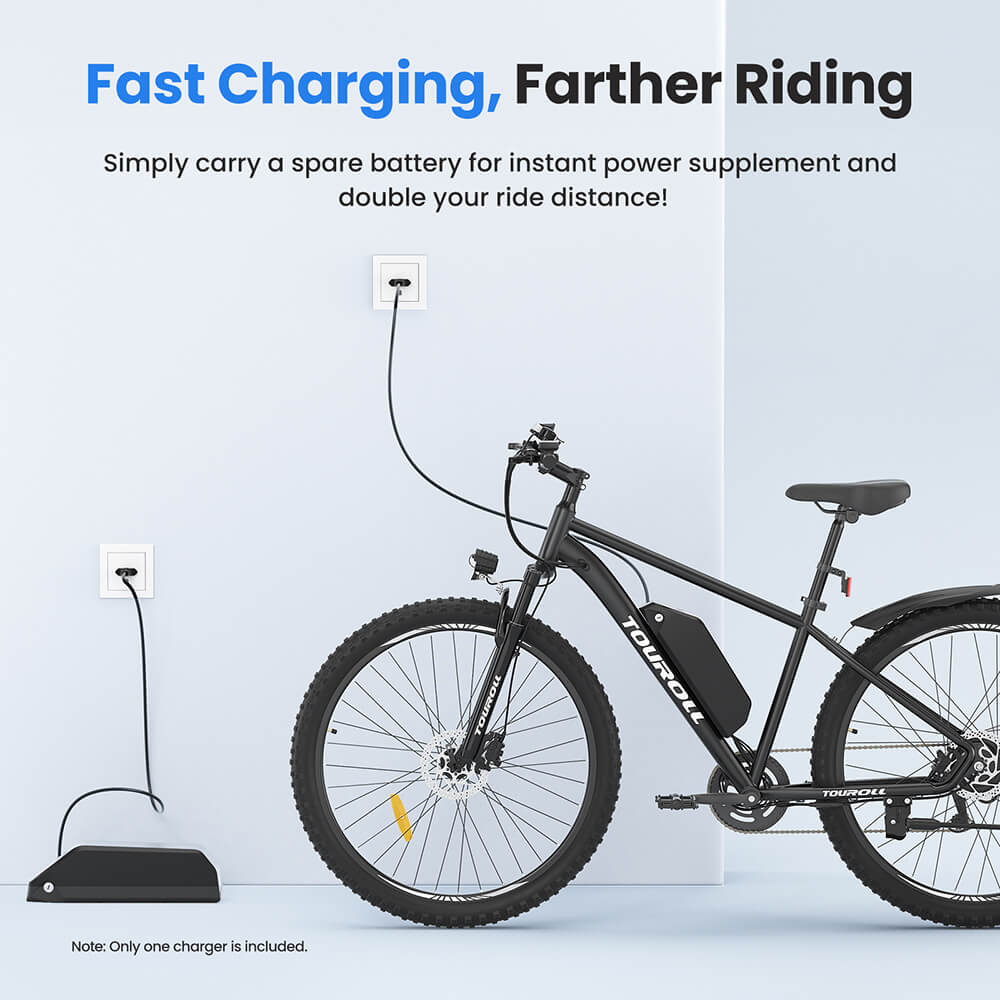 Elektrobicykel Touroll U2, 250W motor, 48V 15Ah batéria, 29-palcové pneumatiky, dojazd 150 km, hydraulické kotúčové brzdy, odpružená vidlica, Shimano 7-rýchlostný