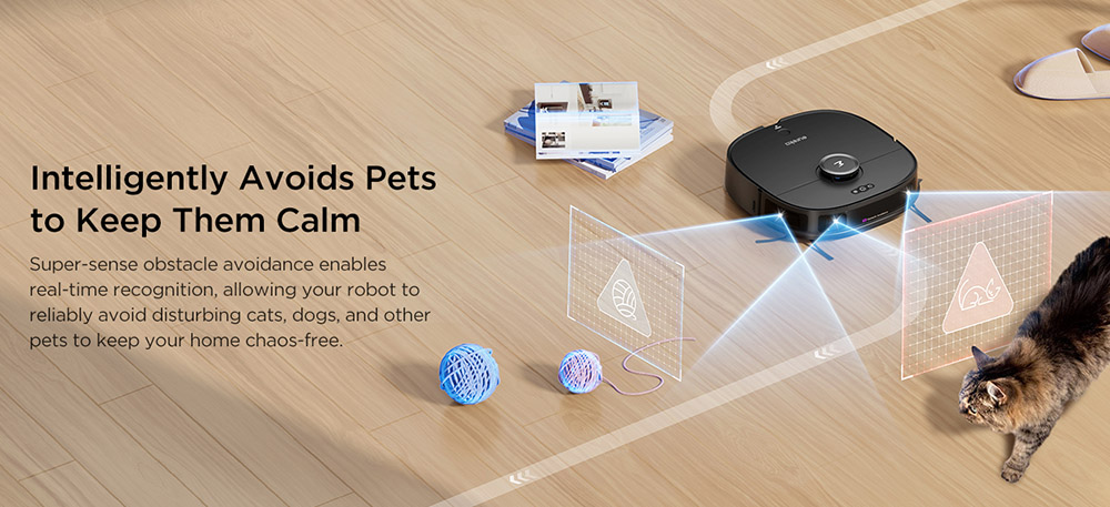 EUREKA J12 Ultra Robot Vacuum and Mop, All-in-One Station, 5000Pa Suction, AI 3D Obstacle Detection,  Pet Hair Specialist, Voice/App Control