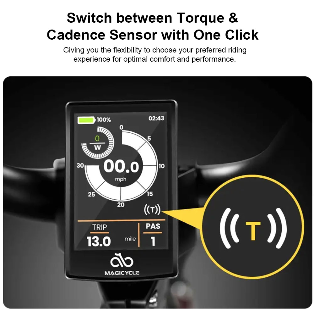 Magicycle Ocelot Pro 2.0 Electric Bike, 750W Motor, 52V 20Ah Battery, 20*4.0 inch Fat Tires, 28mph Max Speed, 100 Miles Range, Torque Sensor,  Hydraulic Disc Brakes, Hydraulic Lockout Suspension Fork, Shimano 7 speed - White