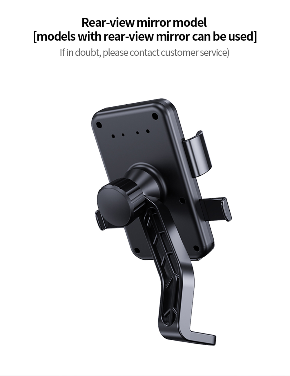 M5 Phone Holder for Electric Bikes / Motorcycles, Suitable for 4.7-7.2 inch Phones - Handlebar Type, Blue