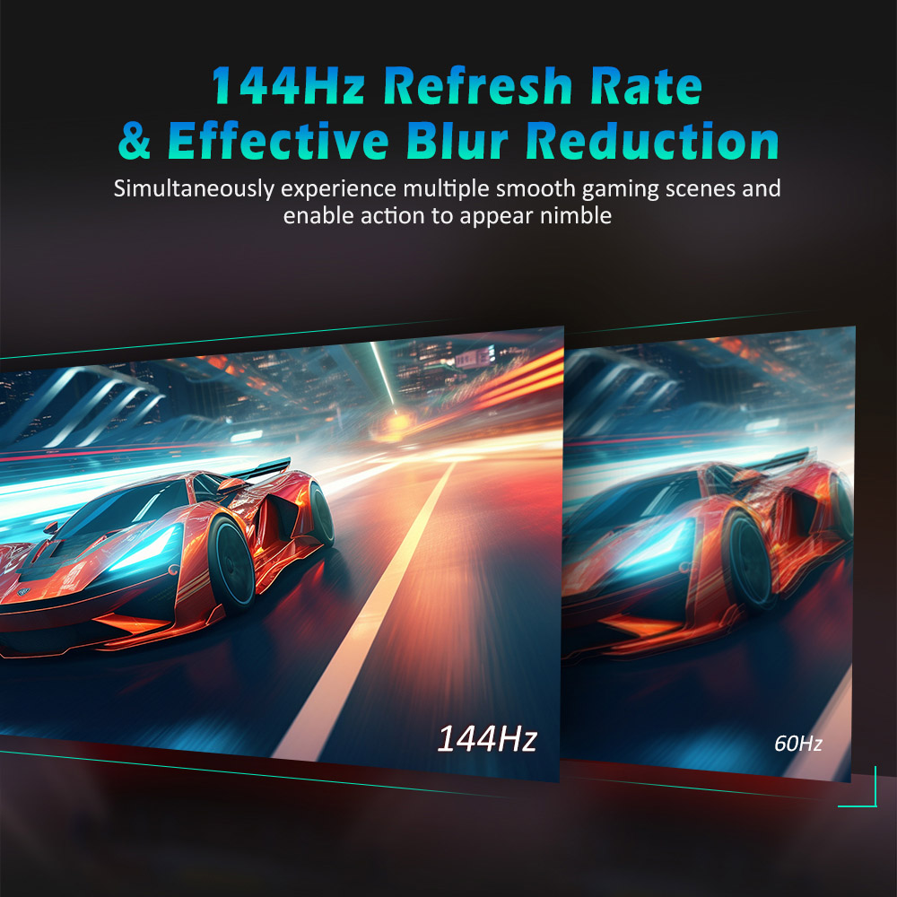 TITAN ARMY C49SHC Moniteur de jeu, 49 pouces, panneau CSOT HVA 38401080, &eacute;cran incurv&eacute; surdimensionn&eacute; 32:9, taux de rafra&icirc;chissement &eacute;lev&eacute; de 144 Hz, &eacute;cran partag&eacute; PIP/PBP intelligent, Adaptive-Sync, 1HDMI 2.0 1DP 1.4 1USB-C complet 1USB-B 2USB-A, charge invers&eacute;e 65 W