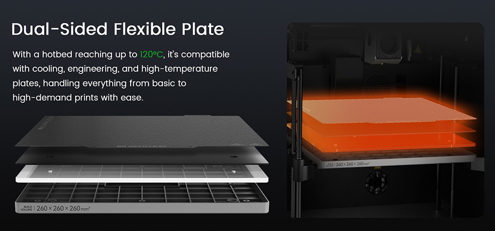 Artillery M1 Pro 3D Printer, 600mm/s, Intelligent Temperature/Smart Loop Control, Aluminum Frame, WLAN / Wi-Fi, 260*260*260mm