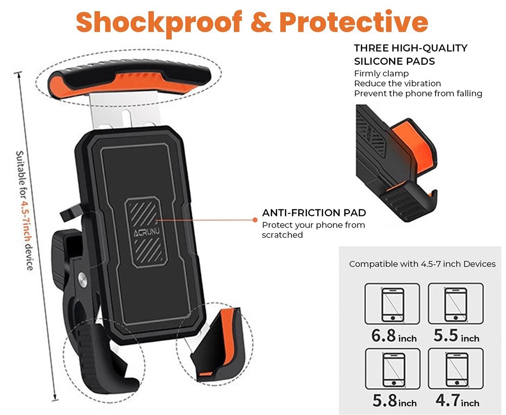 ACRUNU Electric Bike Phone Holder