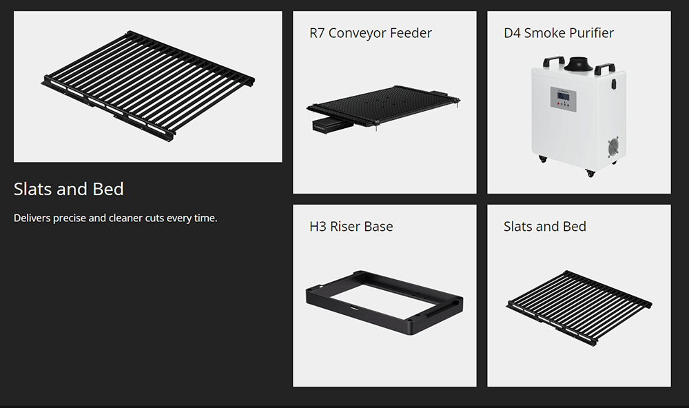 ATOMSTACK Hurricane CO2 Class1 Laser Engraver Cutter, 55W Power, 0.01mm Precision, 600mm/s Engraving Speed, 500*300mm, Visible Red-Light Indicator, 5MP Camera, Auto Fire Extinguisher, Smoke Exhaust System