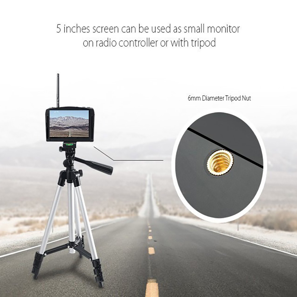 EV800D FPV Goggles with DVR, 5 inch LCD Screen, Built-in Antenna, 2000mAh Battery, for Analog FPV Camera, Transmitter, FPV, Drone, RC Car