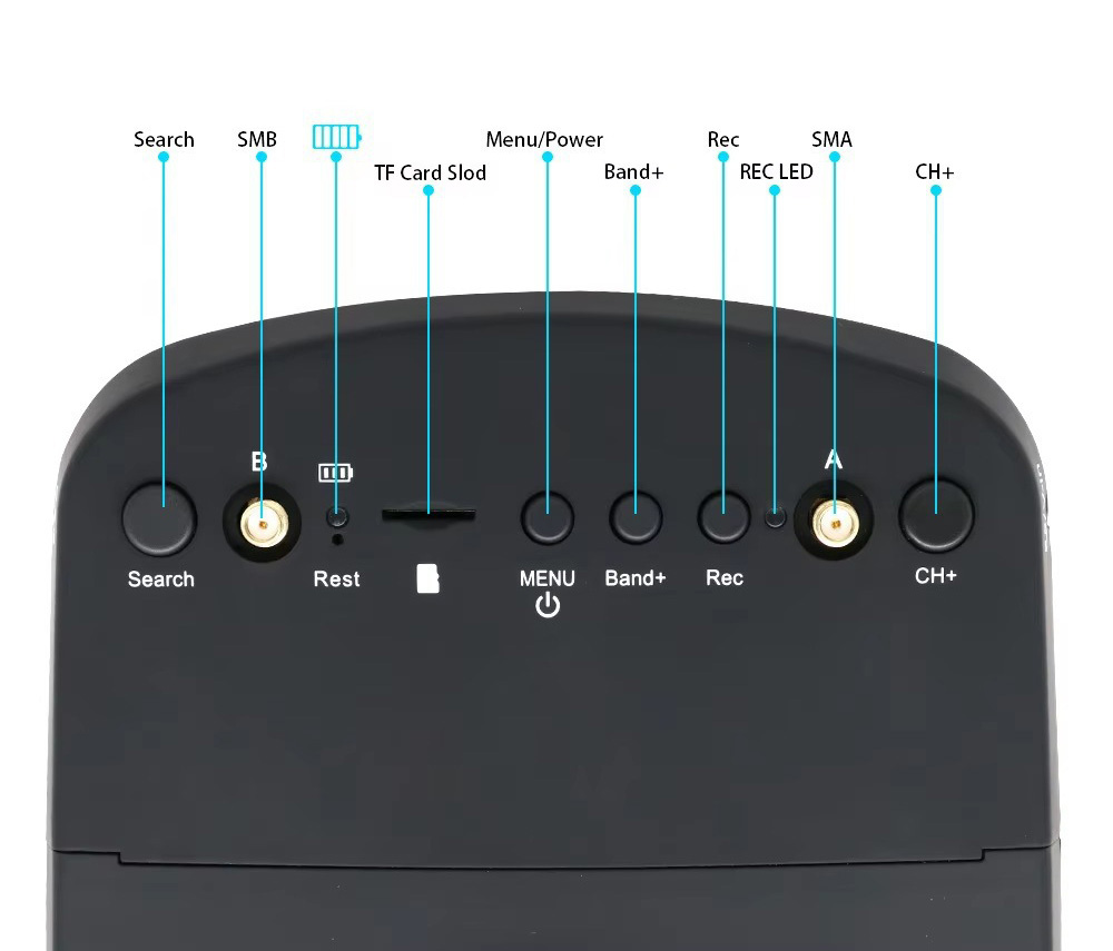 EV800D FPV Goggles with DVR, 5 inch LCD Screen, Built-in Antenna, 2000mAh Battery, for Analog FPV Camera, Transmitter, FPV, Drone, RC Car