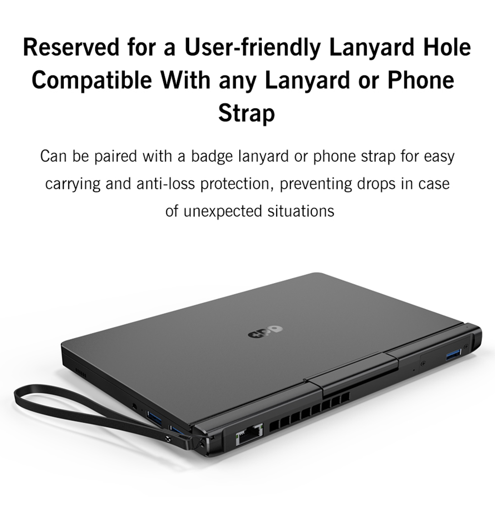GPD Pocket 3 Handheld Laptop, Intel Core i3-1125G4 4 Core Max 3.7GHz, 8 inch 1920*1200 IPS Screen, 16GB RAM 512GB SSD, WiFi6E Bluetooth5.3, 10000mAh Battery, 1*Thunderbolt 4, 1*HDMI, 3*USB3.2, 1*RJ45
