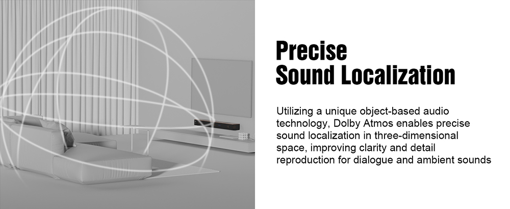 Hiwill A502 5.2.2-kanálový soundbar, dva vstavané subwoofery, Dolby Atmos, špičkový výkon 450 W