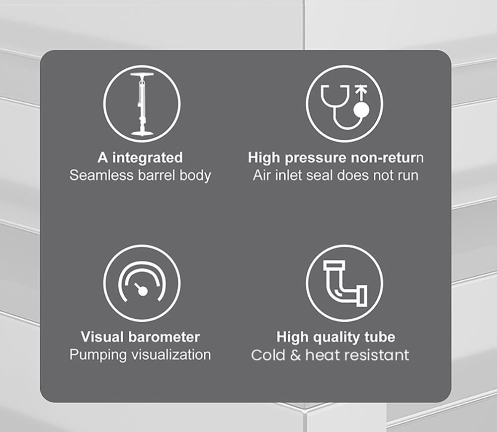 JINGDING High-pressure Air Pump for Electric Bikes, Motorcycles, Balls, Swimming Rings - Orange