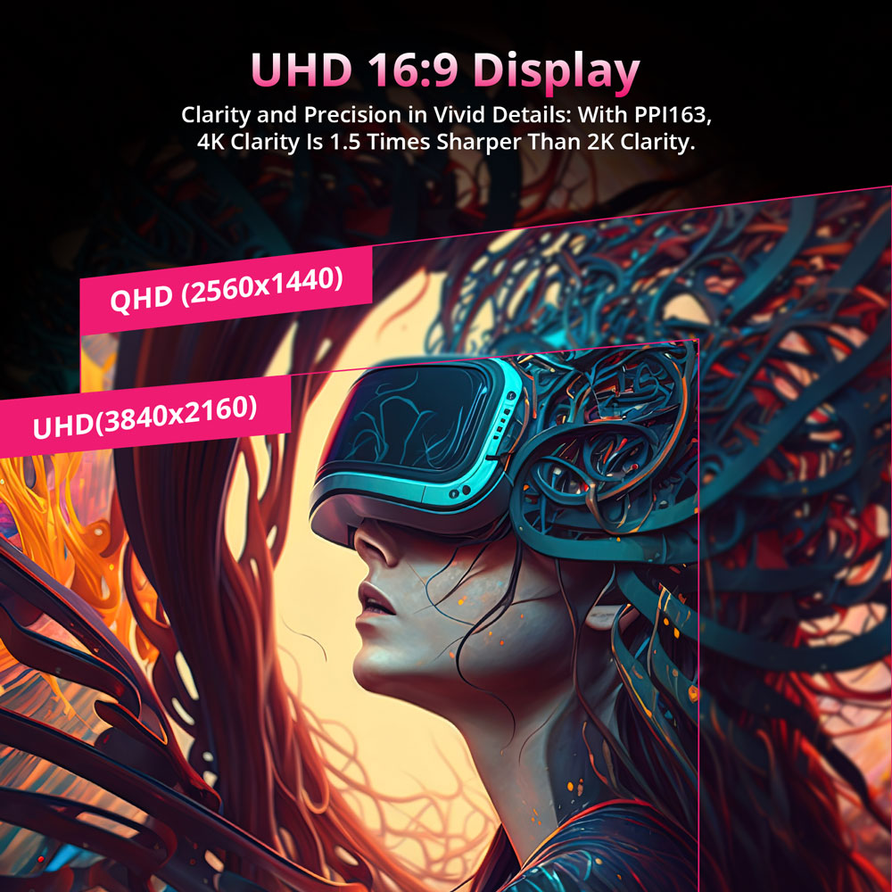 KTC H27P22S 27-inch Gaming Monitor, 3840x2160 UHD AUO 7.0 FAST IPS Panel, HDR400, 160Hz Refresh Rate, 1ms Response Time, 132%sRGB, Compatible with FreeSync and G-SYNC, Low-blue Light, 2*HDMI2.1 2*DP1.4 1*USB2.0, Adjustable Stand & Support VESA Mount