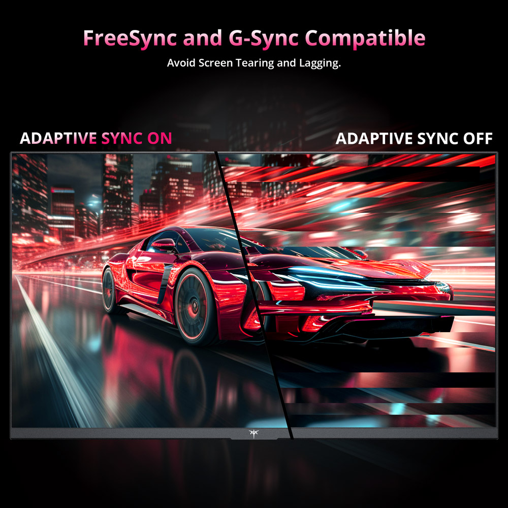 KTC H27P22S 27-inch Gaming Monitor, 3840x2160 UHD AUO 7.0 FAST IPS Panel, HDR400, 160Hz Refresh Rate, 1ms Response Time, 132%sRGB, Compatible with FreeSync and G-SYNC, Low-blue Light, 2*HDMI2.1 2*DP1.4 1*USB2.0, Adjustable Stand & Support VESA Mount