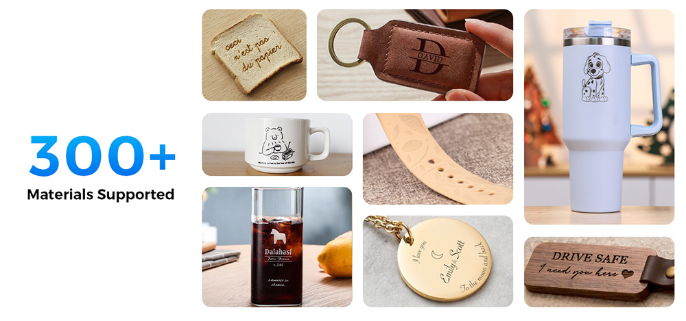 LONGER RAY5 Mini 3.5W Laser Engraver, 0.04mm Precision, 12,000mm/min Speed, for Wood/ Acrylic/ Leather/ Metal, 130*140mm