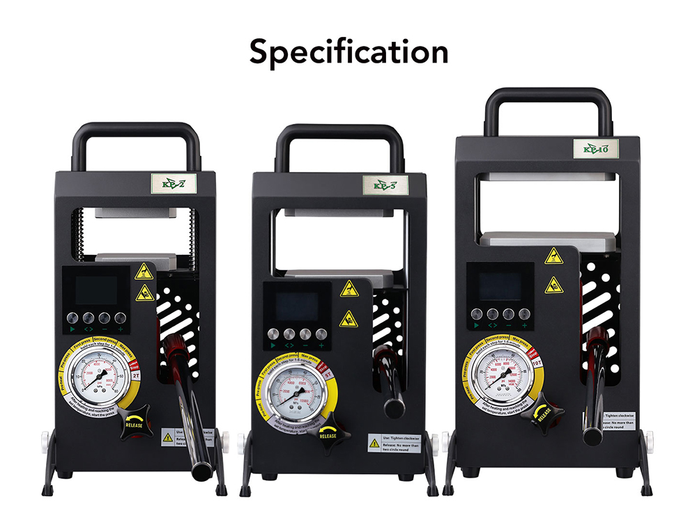 LTQ VAPOR KP-5 Heat Press Machine, 5-ton Dual Heating Plate with Temperature Control