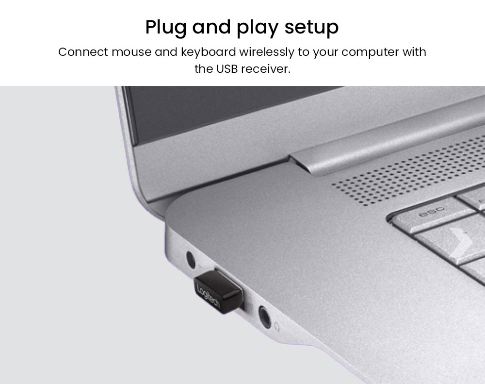 Logitech MK345 Wireless Keyboard & Mouse Combo