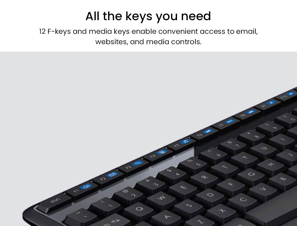 Logitech MK345 Wireless Keyboard & Mouse Combo